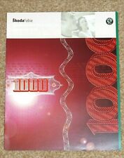 2002 SKODA FABIA PRICE LIST - Hatch Saloon Estate Classic Comfort Elegance