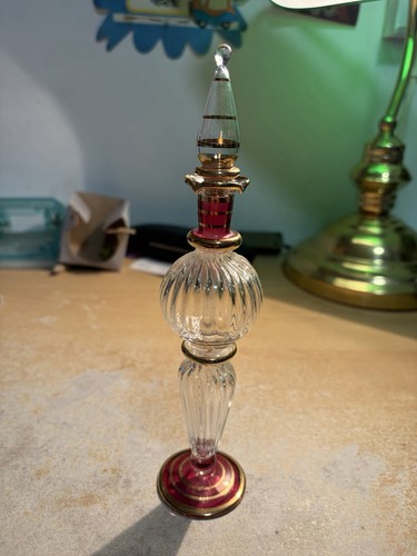 Vintage art glass perfume - vintage,