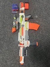 Nerf Modulus Gun with Attachments and Bullets