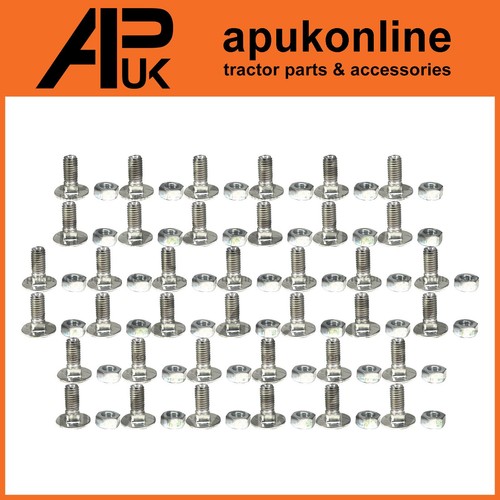 50x carriage nut bolts m8 - carriage,