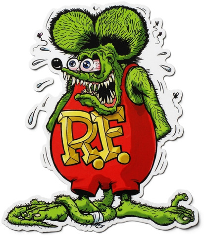 Rat fink mouse - fink,