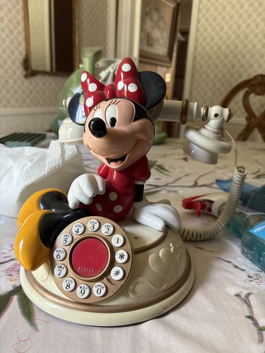 Vintage disney desk telephone - vintage,
