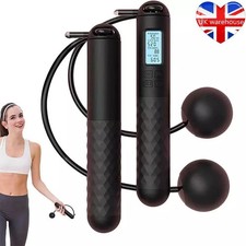 Cordless Jump Rope Ropeless Skipping Rope with Digital Counter Skipping Rope UK