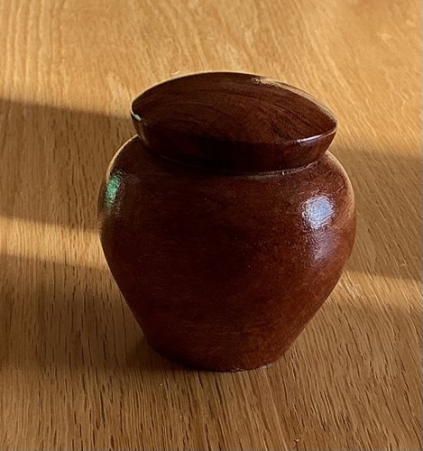 Wooden urn for human - wooden,