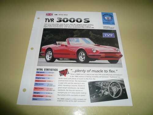 1978 tvr 3000s unique imp - 1978,