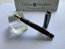 Parker Junior Vacumatic Grey Marble vintage fountain pen 14K EF flex gold nib