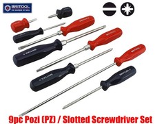 Britool hallmark 8pc slotted - slotted, /