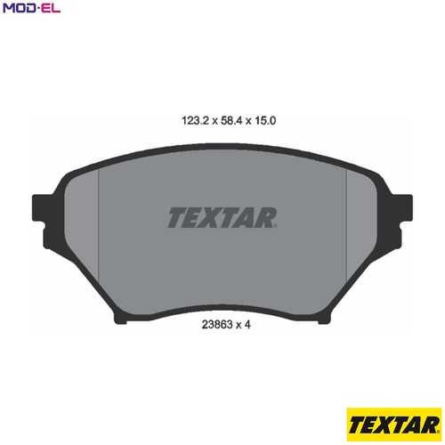 Brake pad set disc - pad,