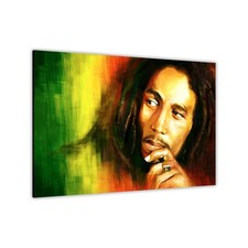 Bob Marley Art Colourful Canvas Wall Art Picture Print