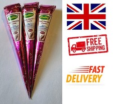 UK MADIHA NAIL HENNA CONES, RED X3 Cones