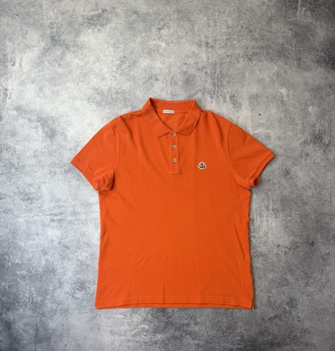 Moncler orange polo - moncler, shirt