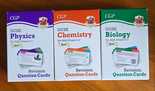 Gcse revision cards aqa - revision, cgp