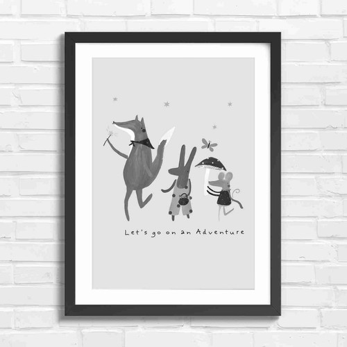 Cute fox rabbit mouse - cute,