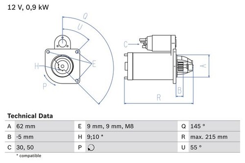 Starter for citroën - for,