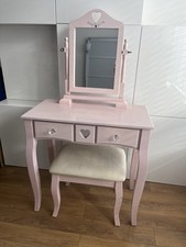 Girls Dressing Table With Stool And Mirror 