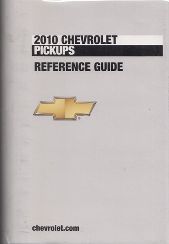 2010 chevy pickup data - chevy, book
