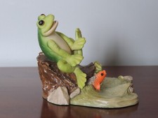 Frog Sculpture Flippin Slippery by Pat Clowes