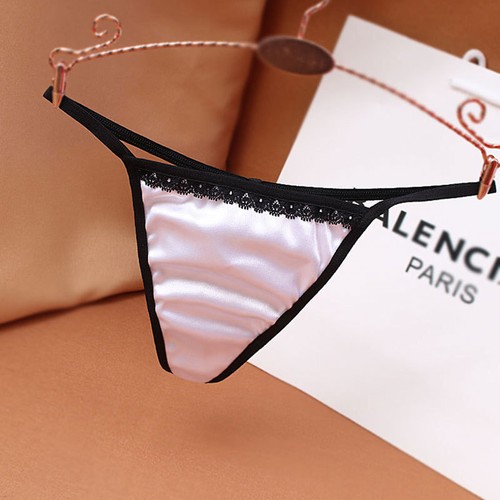 Womens satin micro thongs - micro,