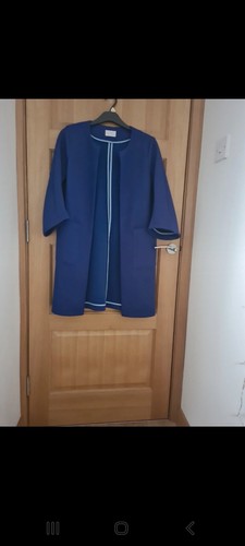 Blue edge coat - blue, from