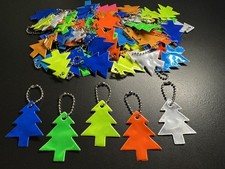 5 x Hi Vis Keyring Reflective