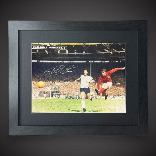 Framed sir geoff hurst hand - framed,