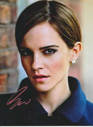 Signed emma watson autographed - watson,