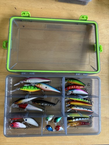 Fishing lures 22x various - 22x,