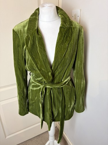 Size green velvet - green, blazer