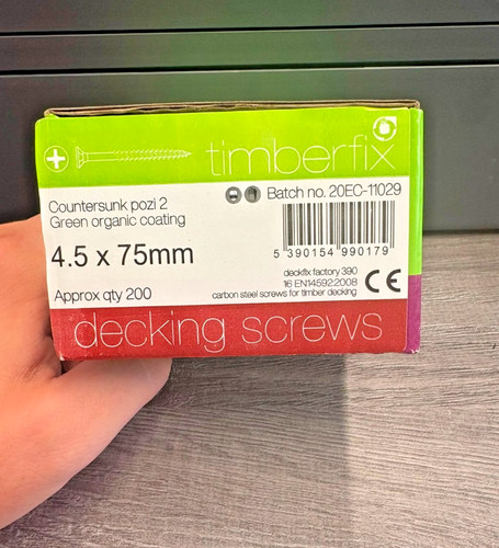 75mm decking screw - 4.5, x