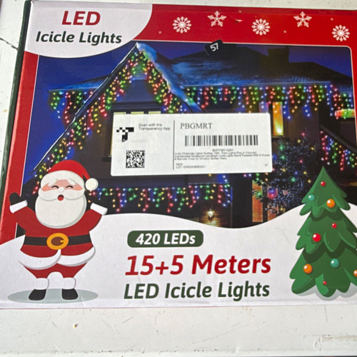 Led icicle lights - icicle, 420