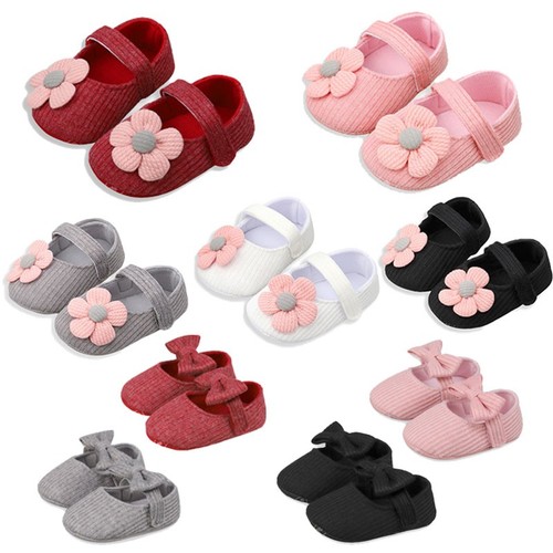 Baby girls bow shoes - girls, spanish
