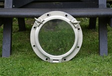 vintage porthole old aluminium