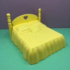 Vintage My Little Pony G1 Pastel Pale Yellow Bed Show Stable Spares Repairs 80s