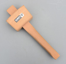 Vintage SALMENS London Wooden Mallet Carving Carpentry Stone Masons