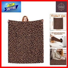 Chic Leopard Print Fleece
