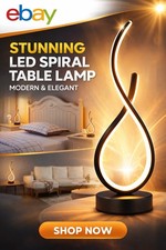 Modern LED Spiral Table Lamp 3