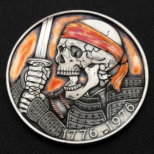 Original hobo nickel - hobo, samurai