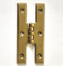 Solid brass decorative H hinge