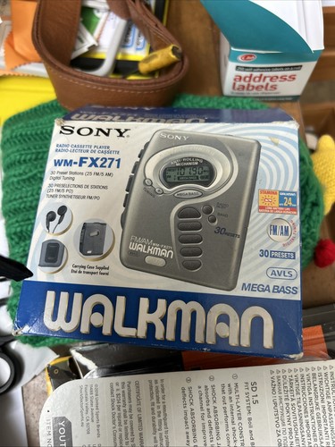 1990 sony walkman fx271 - sony, wm-fx271
