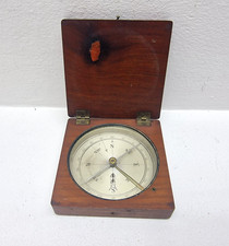 Antique Wooden Cased Pocket