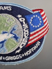 Vintage NASA Space Shuttle Discovery Patch Bobko Williams Seddon Griggs Hoffman