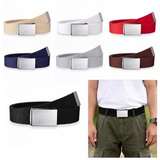 Mens Womens Army Webbing Belt