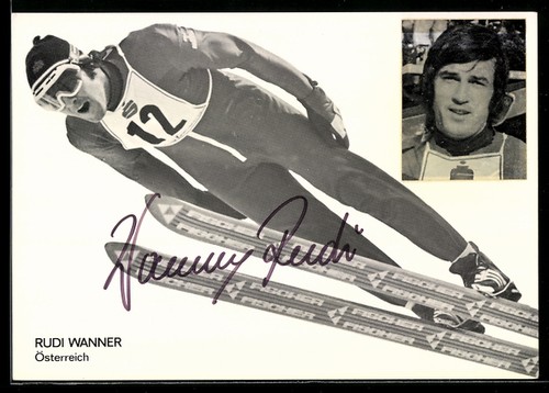 Postcard austrian ski jumper - postcard,