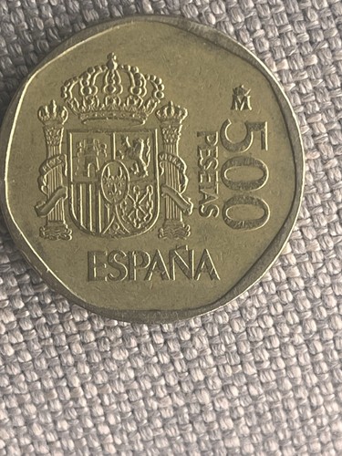 500 pesetas coin good - pesetas,