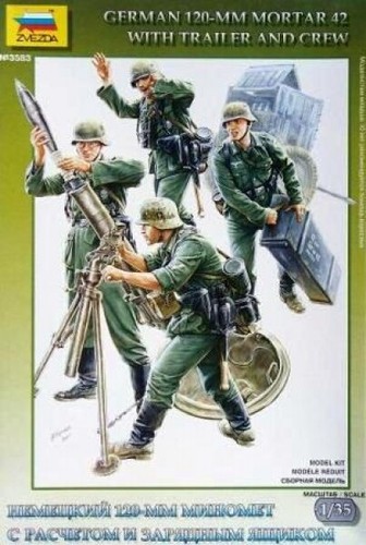 Zvezda ww2 german 120mm - 1/35,