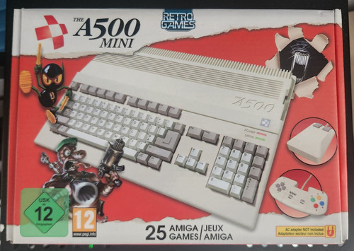 Amiga a500 mini retro console - a500,