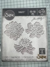 Sizzix Tim Holtz Thinlits Metal Cutout Blossoms Dies for Papercraft 664161