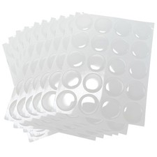 100x Clear Epoxy Resin Dome Stickers 25mm 1 Inch Self Adhesive Bottle Caps