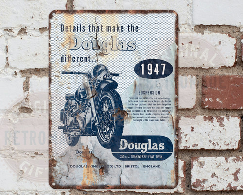 Douglas motorcycle retro - motorcycle,
