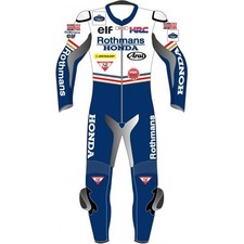 Honda Rothmans Racing Classic 1 & 2 Piece Race Leathers Biker Suit